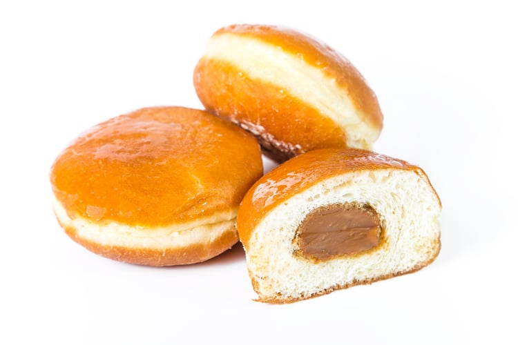 Пончики со сгущенкой
