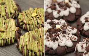 Dubai Cookie ja Cookies & Cream Cookie