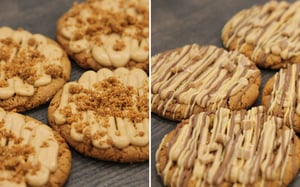 Suolainen Caramel Cookie ja Caramel Biscotto Cookie